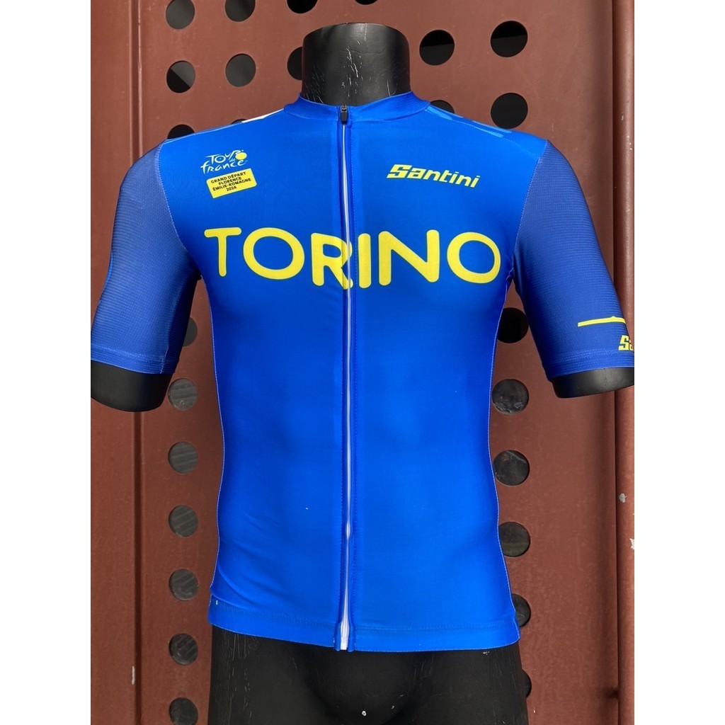 Áo Nam Ngắn Tay Tour de France Chặng Torino