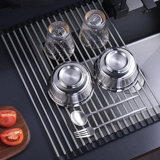 Bồn rửa chén bằng thép không gỉ Giá thoát nước có thể gập lại Trái cây Đĩa rau củ Kệ lọc Cuộn lưu trữ Giá thoát nước Tiện ích VN