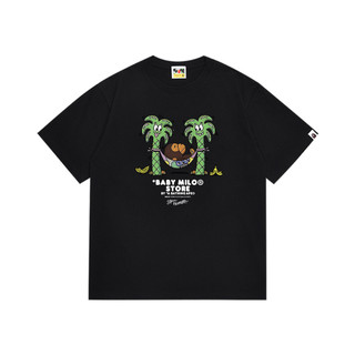 Áo thun in họa tiết Anime hoạt hình khỉ lười BAPE