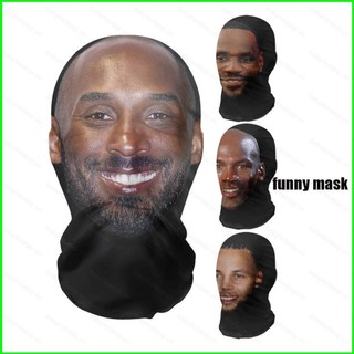 Áo Kobe James Jordan Curry Ngộ nghĩnh Mặt nạ Spoof Ngôi sao balaclava Mặt nạ Mbappe Cristiano Ronaldo Lionel Messi headgea