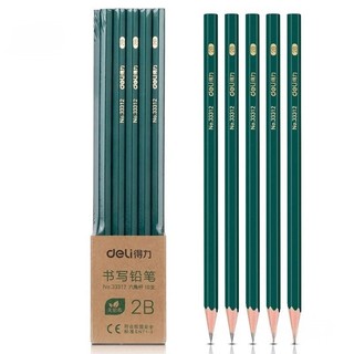 Vỉ 10 bút chì gỗ 2b/hb deli - bút chì lục giác cho bé