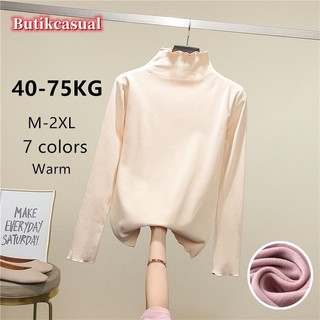 BOSS Áo Thun Nữ Dài Tay Cổ Lọ Thời Trang Hàn