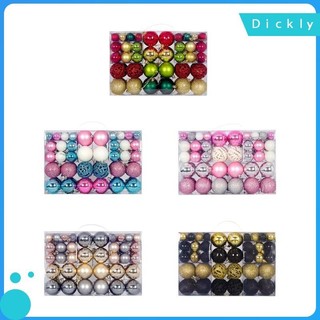 Dickly bộ 100 quả châu trang trí cây thông giáng sinh