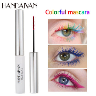 Handaiyan Hộp đêm sân khấu Giáng sinh cos dày uốn và mascara màu không nhòe dài