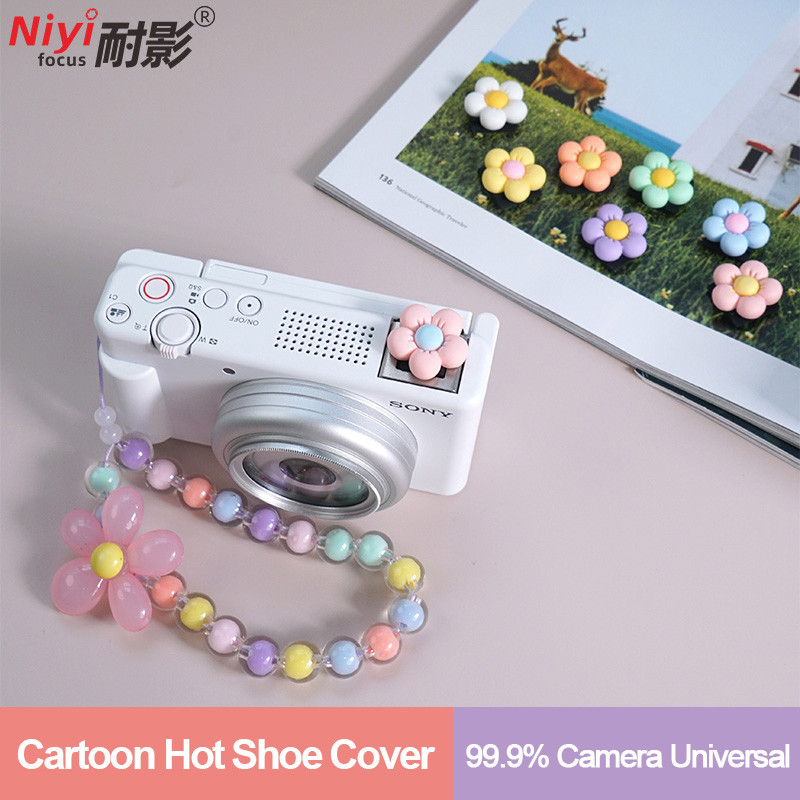 3d Hot Shoe Cover Silicone Mềm Đa Năng Flash Bảo Vệ Nắp Giày Lạnh Cho Sony ZV1 ZVE10 Canon G7X G1X Ricoh Fuji XT10 XT3 Z8