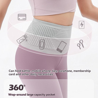 Túi Thắt Lưng Thể Thao Ngoài Trời Buổi Sáng Chạy Đa Năng Vô Hình Thoáng Khí Marathon Thắt Lưng Nam Nữ Chạy Bộ Thể Dục Túi Điện Thoại Di Động