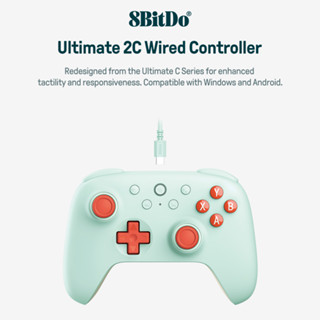 Bộ điều khiển chơi game có dây 8BitDo New Ultimate 2C cho PC Windows 10, 11 Raspberry Pi Android