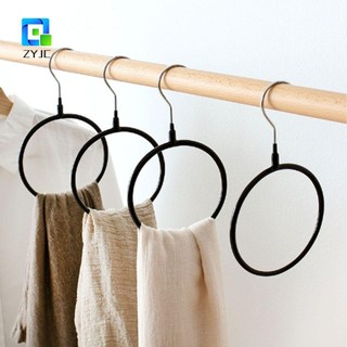 ZYJC treo Dây buộc Quần áo Hình xuyến Kệ lụa