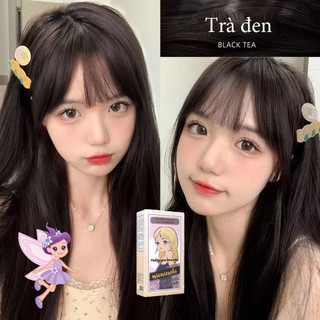 Den nau Thuốc nhuộm tóc hàng ngày Thuốc nhuộm tóc tự nhiên tại nhà Thực vật tự nhiên không dính vào da đầu