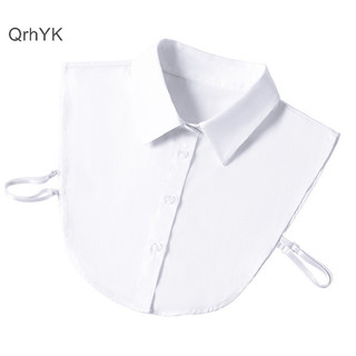 Nhà Máy Thời Trang Cổ Giả Trắng Đen Áo Len Có Thể Tháo Rời Áo Sơ Mi Nữ Cotton Ve Áo Áo Top Nữ Quần Áo Phụ Kiện QrhYK