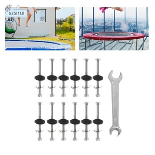 12 Cái Vít Trampoline Vỏ Cực Miếng Đệm Trampoline Bu Lông Và Hạt