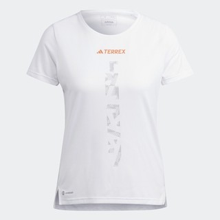 Adidas Ngoài trời Áo Thun Chạy Trail Terrex Agravic Nữ trắng HT9415