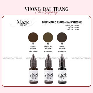 Dcpx Vương Đài Trang chính hãng - Mực phun xăm đi sợi chân mày MAGIC Full size 10ml, mini size 3,3ml
