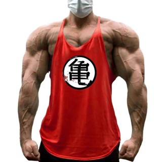 Nam Thể Hình Thoáng Mát Thời Trang Thường Ngày Rồng Bóng Tank Top Tập Gym Thể Thao Tập Luyện Cơ Bắp Áo Vest Không Tay Thể Dục Chạy Singlets