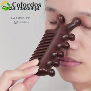 Lược Massage Kinh Tuyến TIFORMEN, Lược Massage 3 TRONG 1 Đa Năng, Lược Massage Gỗ Đàn Hương Chuyên Nghiệp Bằng Tay Bằng Gỗ Di Động Nam Nữ