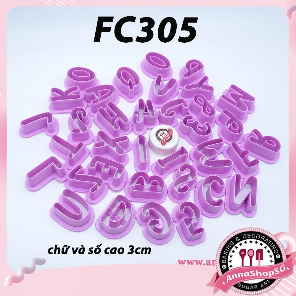 FC305 BỘ CẮT CHỮ VÀ SỐ 3cm