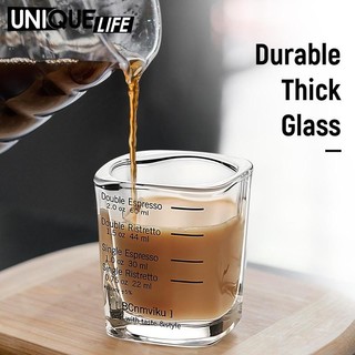 [Yoyo01] 2 Cốc đo thủy tinh Espresso 60ML Chắc chắn