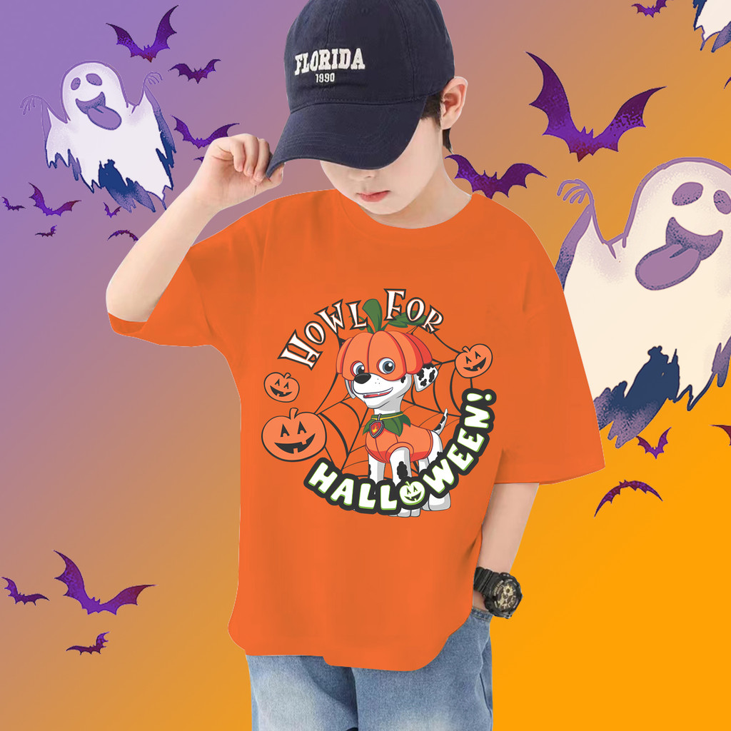 Áo thun PAW Patrol & Halloween Happy Kids Dễ thương