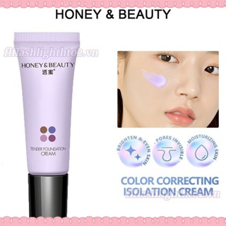  Kem Lót Trang điểm Honey & Beauty 5g Kem Che Khuyết điểm Dưỡng ẩm Làm Sáng Da Tone Isolation Sunscreen Daily Nude Makeup Isolation Cream FLFL02 