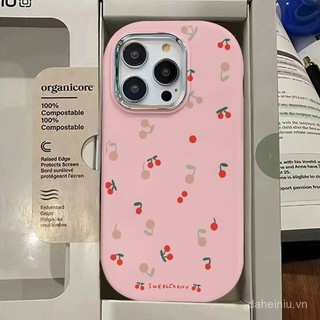 Ốp lưng Camera mạ điện cao cấp anh đào toàn màn hình, tương thích iPhone 11, iPhone 12, iPhone 13, iPhone 14, iPhone 15 Pro Max, iPhone 7 Plus, iPhone 8 Plus, iPhone 11 Pro, iPhone 13 Pro, iPhone X, iPhone XR, iPhone XS Max