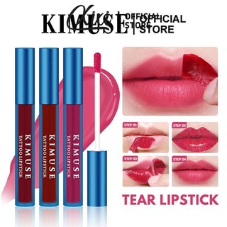 Kimuse Peel Off Lip Stain Tattoo Lipstick Lâu trôi và không thấm nước Peel Off Pink Lip Tint Make Up