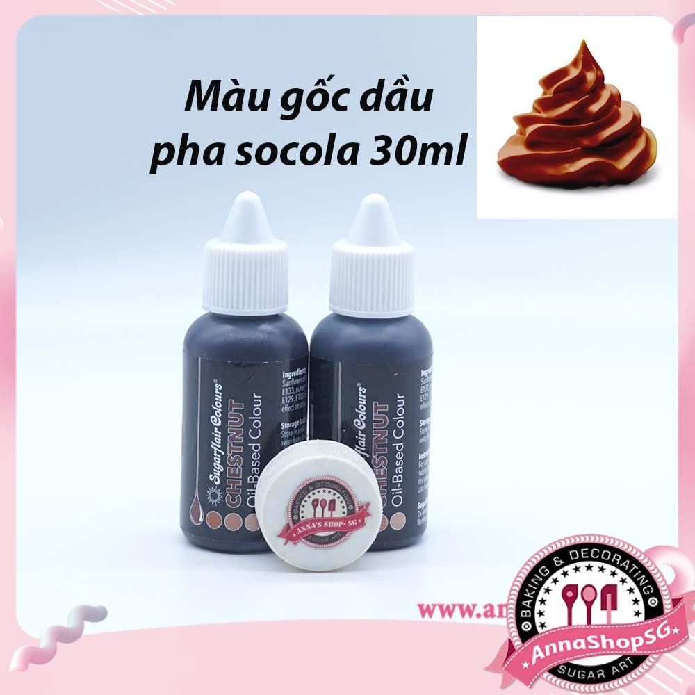 MÀU SUGARFLAIR GỐC DẦU - CHESNUT 30ml
