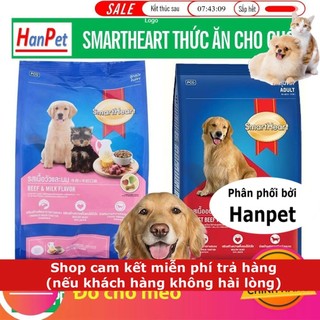 Thức ăn cho chó Smartheart gói 1,5kg & 1kg Thức ăn chó cao cấp