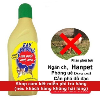 Fay Repell  200ml - Thuốc xịt ngăn chặn chó, mèo phóng uế bừa bãi, cắn phá đồ đạc, xua đuổi chó mèo