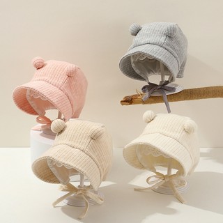 Mũ Bé Thu Đông Cotton Ấm Áp Bé Trai Bé Gái Mũ Bảo Vệ Tai Dễ Thương Bé Trai Kho Báu Bé Gái Mũ Trẻ Em