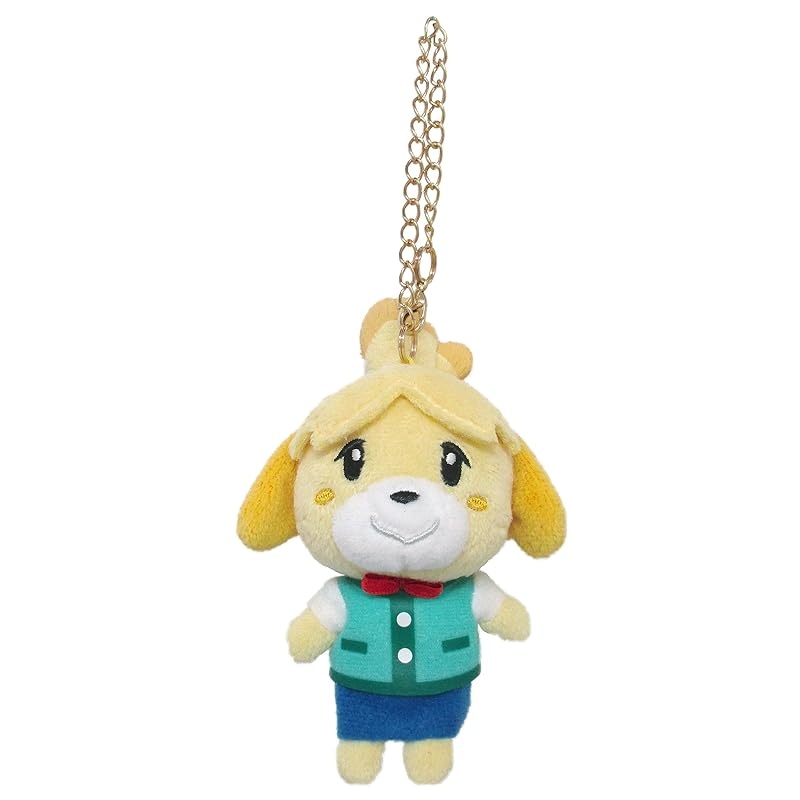 Sanei Boeki Animal Crossing ALL STAR COLLECTION Isabelle (Mascot) W7×D6×H13cm Plush Mascot DM01 Dire