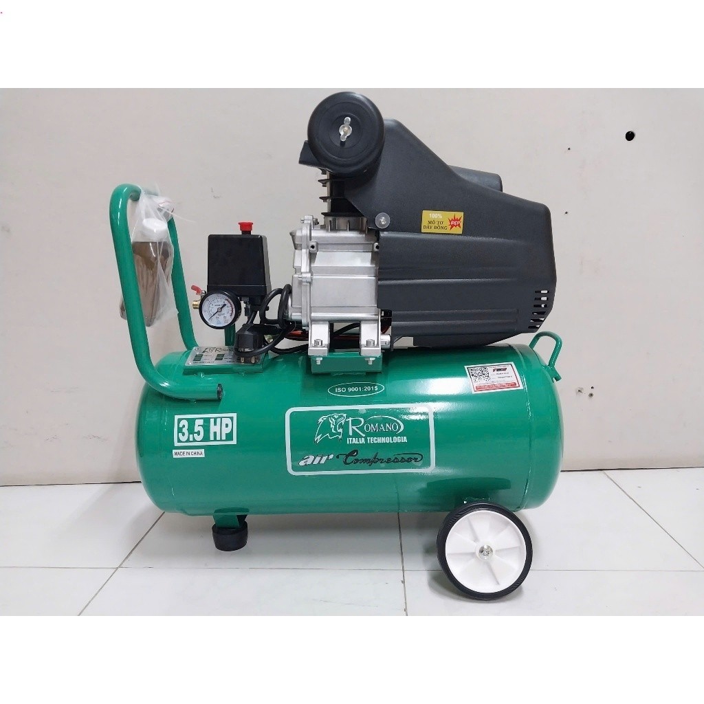 Máy Nén khí có dầu 30 lít ROMANO /Pittong 47 /nên hơi nhanh /cam kết đúng hàng