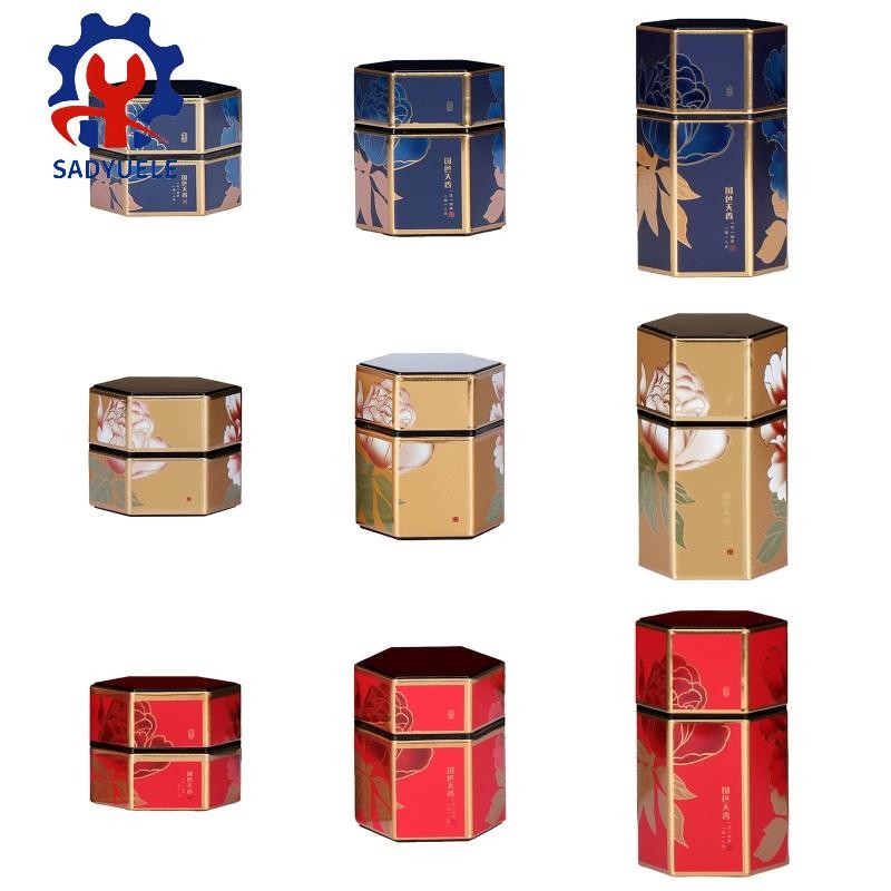 Hexagon  Storage Containers  Tins  Storage Container Candy Jar Cans