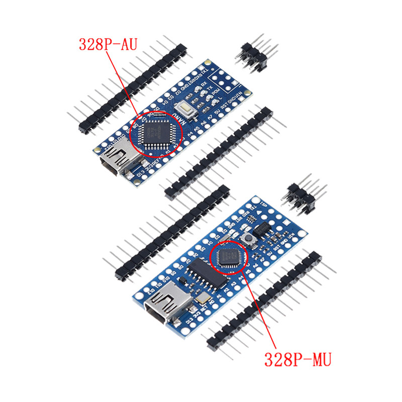 Atmega328 MINI USB Nano V3.0 ATmega328P CH340G 5V 16M Bảng điều khiển vi mô cho Arduino 328P NANO 3.