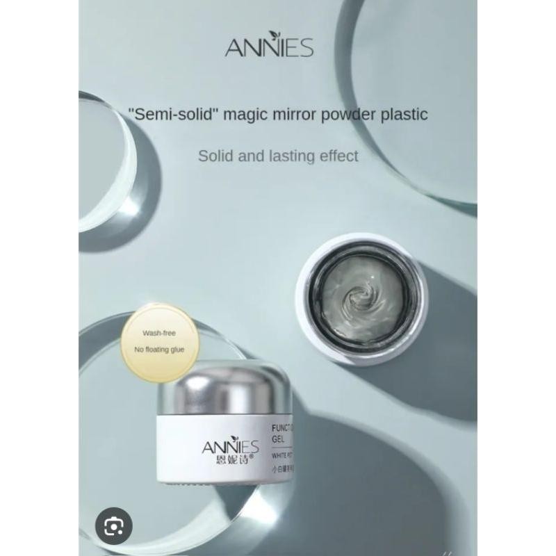 Gel 3D thủy tinh Annies trong suốt hũ 20g, gel vẽ nổi 3D tráng gương, gel nặn không bết dính // Mega