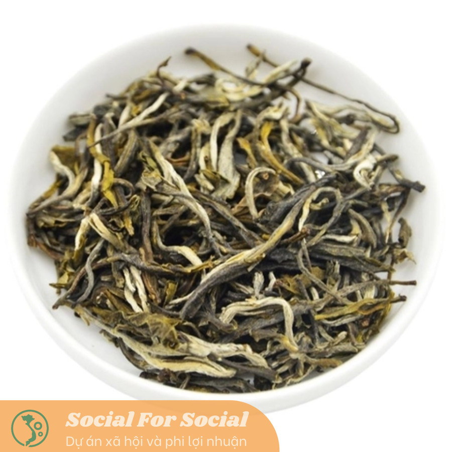 Trà Xanh Thiện, Lục Trà Shan Tuyết Cổ Thụ Tự Nhiên Túi 80g - Shanam