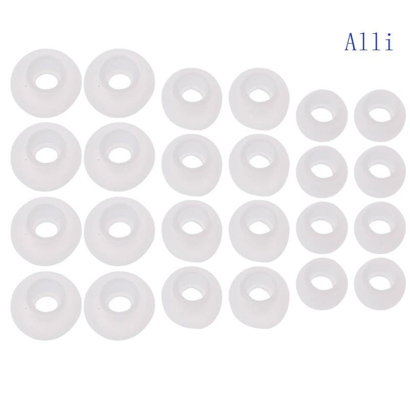 Bộ 12 cặp nút bọc tai nghe bằng silicon mềm mại kích thước S / M / L tiện dụng