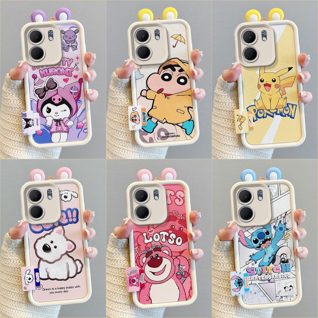 Ốp lưng OPPO A5x Vỏ silicon mềm hình dán hoạt hình dễ thương