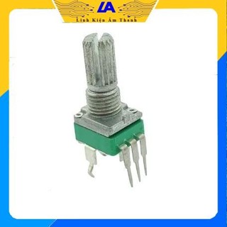 Chiết Áp Mixer 10k 50k 3 Chân Trục Đứng Dài 15mm Chiết Áp Volume Xanh Lá (1 cái)