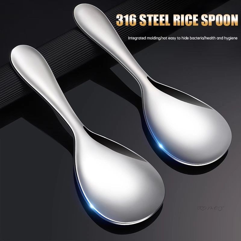 COD🔮🔮Thìa Đơm Cơm - Vá Xới Cơm Chất Liệu INOX 304 - Chất Lượng Hoàn Hảo- Cần Thiết Cho Mọi Nhà