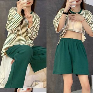 Bộ đồ ngủ nữ có miếng đệm ngực  Có thể mặc quần áo gia đình bên ngoài