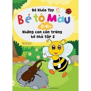 Sách bé tô màu - những con côn trùng bé nhỏ - tập 2