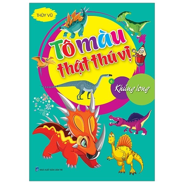 Sách - Tô Màu Thật Thú Vị - Khủng Long