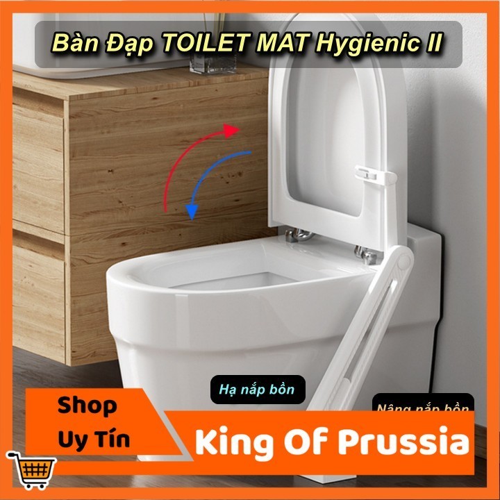 Bàn Đạp TOILET MAT Hygienic II Cao Cấp Nâng Hạ Nắp Bồn Cầu