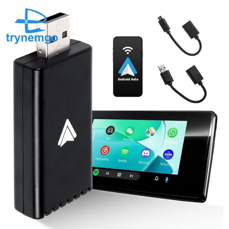 Bộ chuyển đổi không dây tự động Android, Android Auto Dongle, Điện thoại Android Chuyển đổi Android Auto có dây sang hộp AI không dây