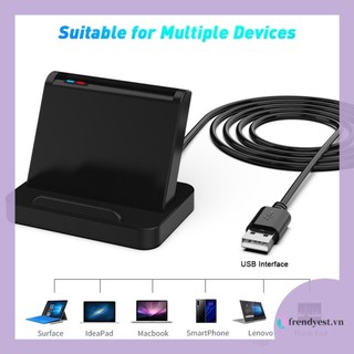 [Frendyest.vn] SCR816 USB Smart ID IC SIM CAC Card Reader cho Windows 10 8 7 Max OS Linux