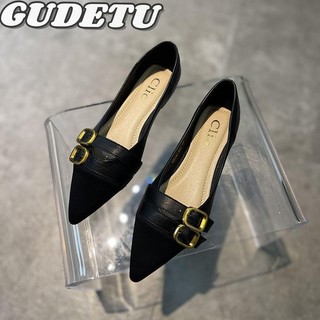 Giày da nữ, Tính khí, Giày Beanie, Đầu nhọn, Đáy phẳng, Asakusa, Giày đế mềm
