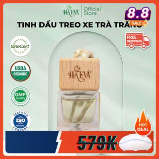 [HAEVA Official] Tinh Dầu Treo Xe Trà Trắng HA EVA - Giúp Khử Mùi Ô Tô, Phòng Ngủ, Tủ Quần Áo