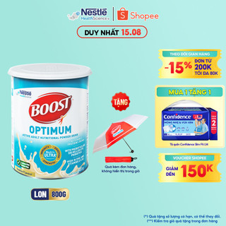 1 Lon Thực phẩm dinh dưỡng bổ sung Boost Optimum Nestlé bổ sung Vitamin, Khoáng chất