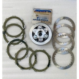 Bộ nồi 6 lò xo Wave Dream 100cc 110cc 50cc ATE Racing kèm bố nồi độ gắn như ZIN ko chế, bao mạnh, bốc . DoChoiXeMay