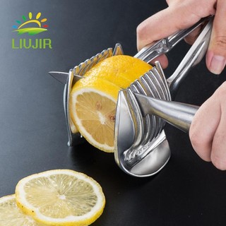 Máy thái cà chua LIUJIR Cầm tay Đa chức năng Khoai tây Dụng cụ nhà bếp Trái cây bền Dụng cụ cắt lát chanh